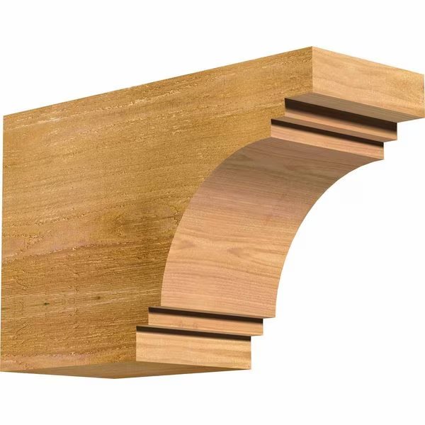 Pescadero Rough Sawn Rafter Tail, Western Red Cedar, 6